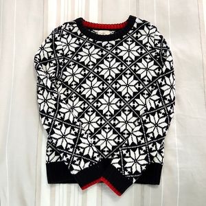 Lands' End Little Boy's Snowflake Sweater